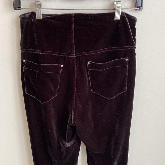 Lysse Velvet Leggings Dark Brown - Picture 5 of 7